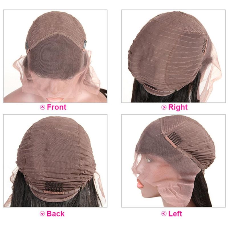 Alinybeauty Body Wave 10A Grade Peruvian Human Hair Lace Front Wig