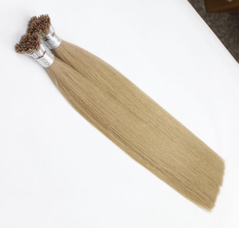 I-Tip Extensions Brazilian Straight Human Hair Bundles Brown Blonde Color Remy Human Hair Extensions