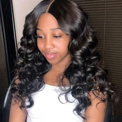 Kbeth Christmas Gift Loose Wave Frontal Wigs Small Konts From China Factory Good Price and High Quality Fashion Long Remy Wig Wholesale
