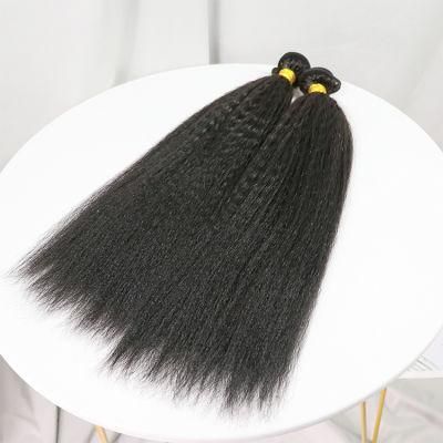 Virgin Cuticle Aligned Hair Bundle Raw Brazilian Kinky Straight 100% Human Hair Bundles