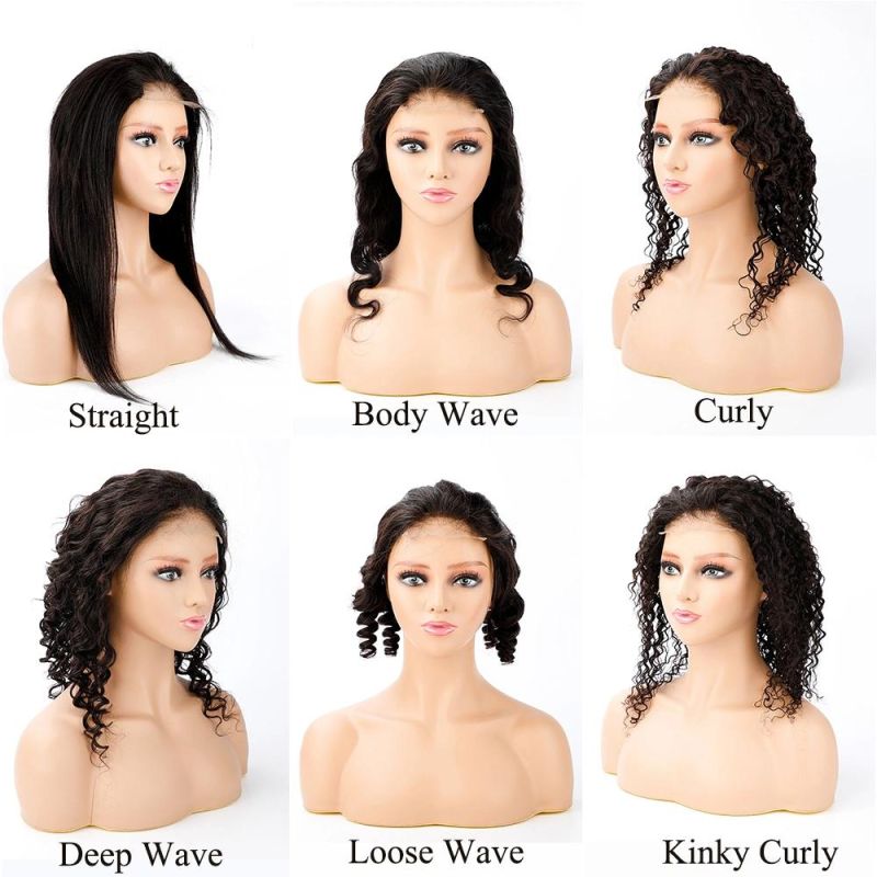 Custom Transparent HD Full Lace Human Hair Lace Frontal Wigs.