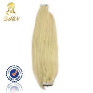 20&quot; 100% Human Hair Skin Weft Tape in Hair #60 Platinum Color (DN-CEL-M1)