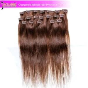 High Quality 100% Indian Clip in Human Hair Extension