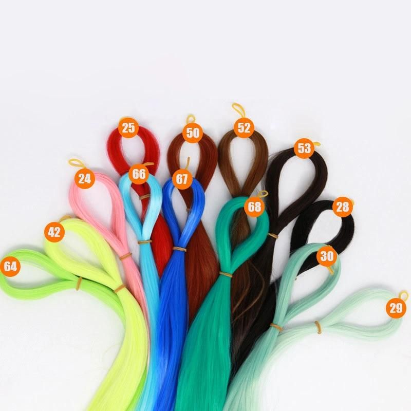 15cm 20cm 25cm Long Straight Wave Curly High Temperature Fiber BJD SD Wigs DIY Synthetic Hair for Doll Making