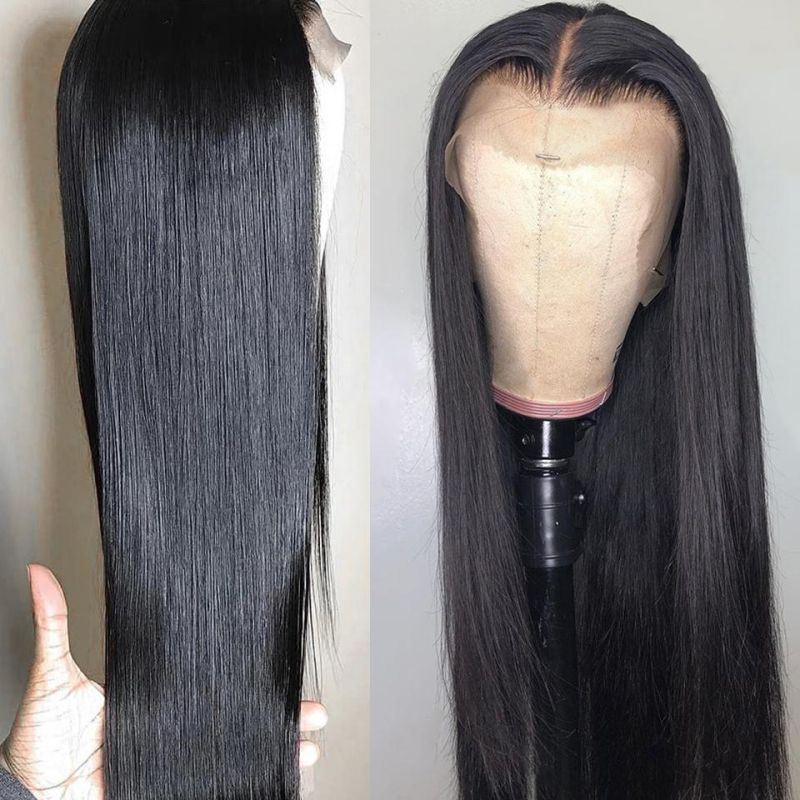 Bhf Hair 30inch / 32inch Straight Lace Front Human Hair Wigs for Women Malaysian Straight 13X6 HD Lace Frontal Wig Pre Plucked