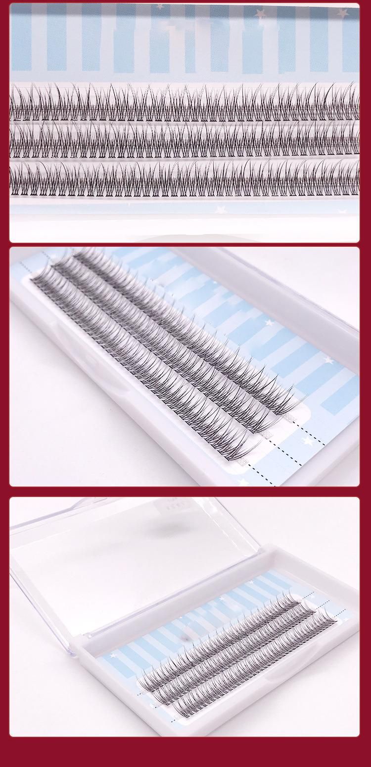 Fish Tail Eyelash 8mm10mm12mm Dove Tail Individual Eyelash Extensions