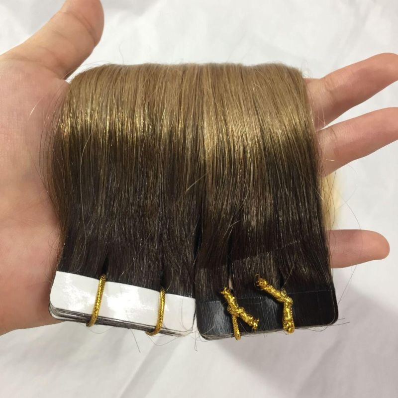 Ombre Color Full Cuticle Aligned Tape in Hair Extension