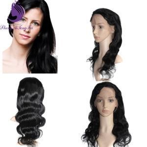 Human Hair Full Lace Wig in Stock