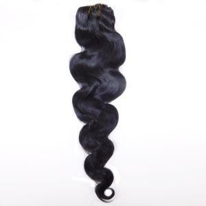 Peruvian Body Wave Natural Black Clip-in 100% Human Hair