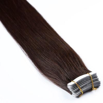 Hair Supplier Russian Cheveux Humain Double Drawn Tape Hair Extension.