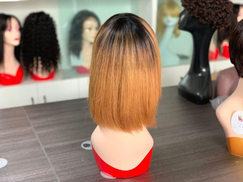 Cheap 1b Color Brazilian Human Hair Bob Wig