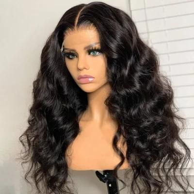 Best Virgin Human Hair Wig 4X4 HD Lace Closure Wig Unprocessed Loose Wave Wigs