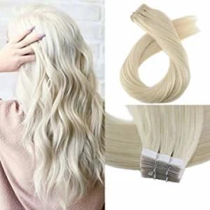 Large Stock Top Quality Virgin Double Drawn Tape Hair Extensions