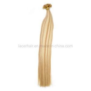 Remy Virgin Human Hair Nail Tip / U Tip Brazilian Natural Extension