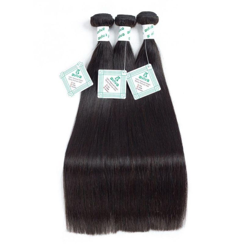 Unprocessed Brazilian Remy Human Hair Extension Virgin Hair Silky Straight