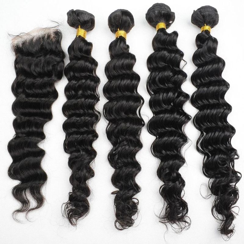 Deep Wave 100% Virgin Brazilian Human Hair Extension