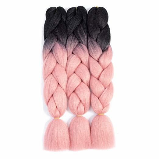 Factory Wholesale Ombre Two Color Braiding Hair Extension for Women