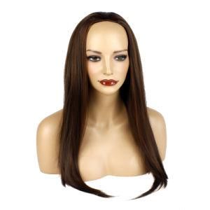 Fashion Long Straight Synthetic 3/4 Wig Cosplay Half Wig