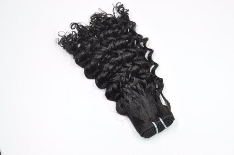 Brazilian Super Double Drawn Virgin Human Hair Weft (Water Curly)