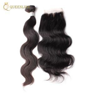 10A Raw Vendors Peruvian Unprocessed Virgin Hair Bundles with Closure