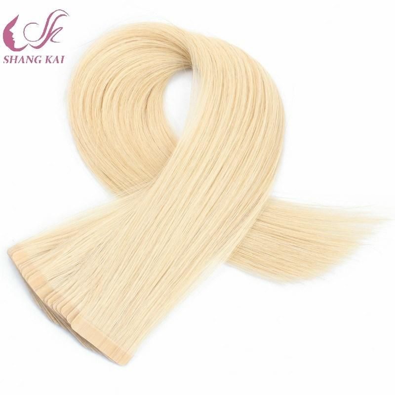 High Quality 100% Remy Human Hair Tape Hair Extensions European Hair