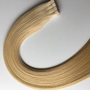 613# Straight Us Tape Skin PU Weft Virgin Remy Human Hair Extensions