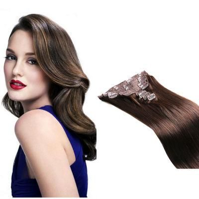 Top Quality Deluxe Clip in Hair Extension, 120g/160g/220g Clip in Hair Extension
