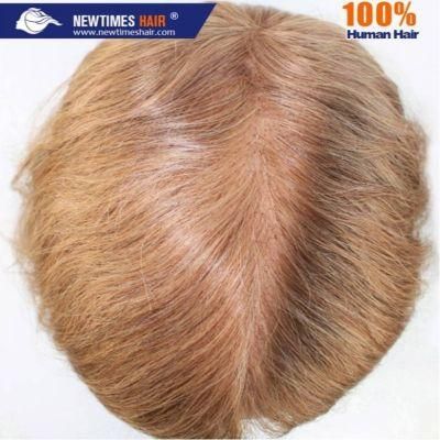 Full Swiss Lace Natural Remy Human Hair Replacement