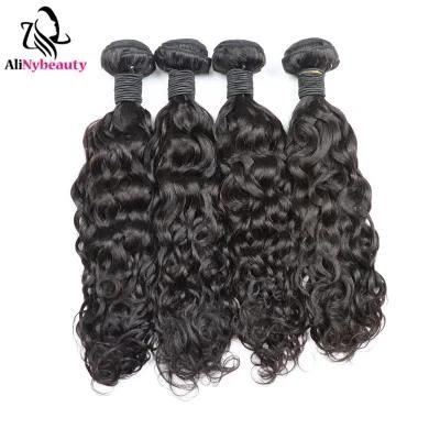 Alinybeauty Wholesale Virgin Hair Bundle Water Wave Cuticle Aligned Raw Virgin Hair Raw Indian Hair Unprocessed