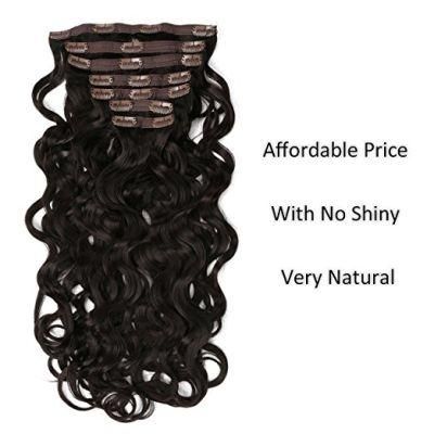 100% Human Hair Extension Clip in Hair Extensions Body Wave (AV-CH140-22-2)