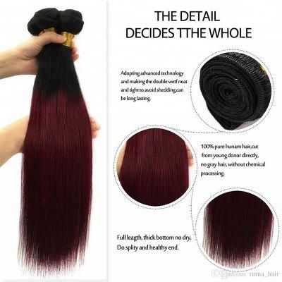 Kbeth 99j Vietnamese Human Hair Weave for Women 100% Virgin Good Quality Malaysian Straight Hair Bundle with Bulk Price