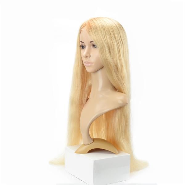 Full French Lace Wig Silk Top Long Human Virgin Hair Women Hair Systems