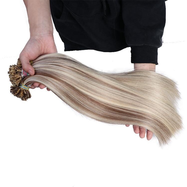Wholesale Price 12A Virgin Unprocessed Hair Straight U Tip Hair Extension