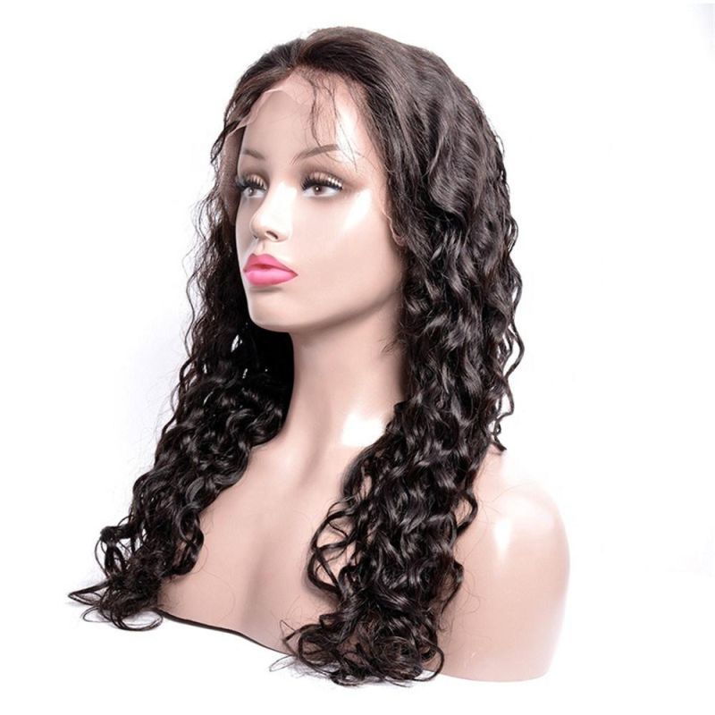 76nremy Water Wave 100% Chinese Human Hair Wig Curl Hair