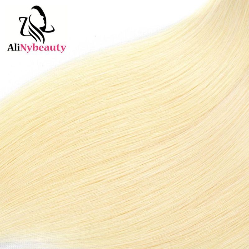 Alinybeauty 100% Virgin Blonde Hair Bundles Brazilian Hair Extensions