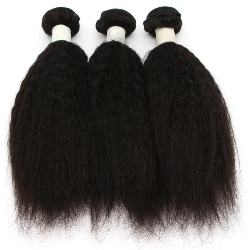 Kinky Straight Brazilian Human Hair Bundles