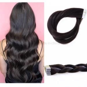 #2 Luxury Virgin Remy Human Hair Tape Hair Extensions PU Skin Weft