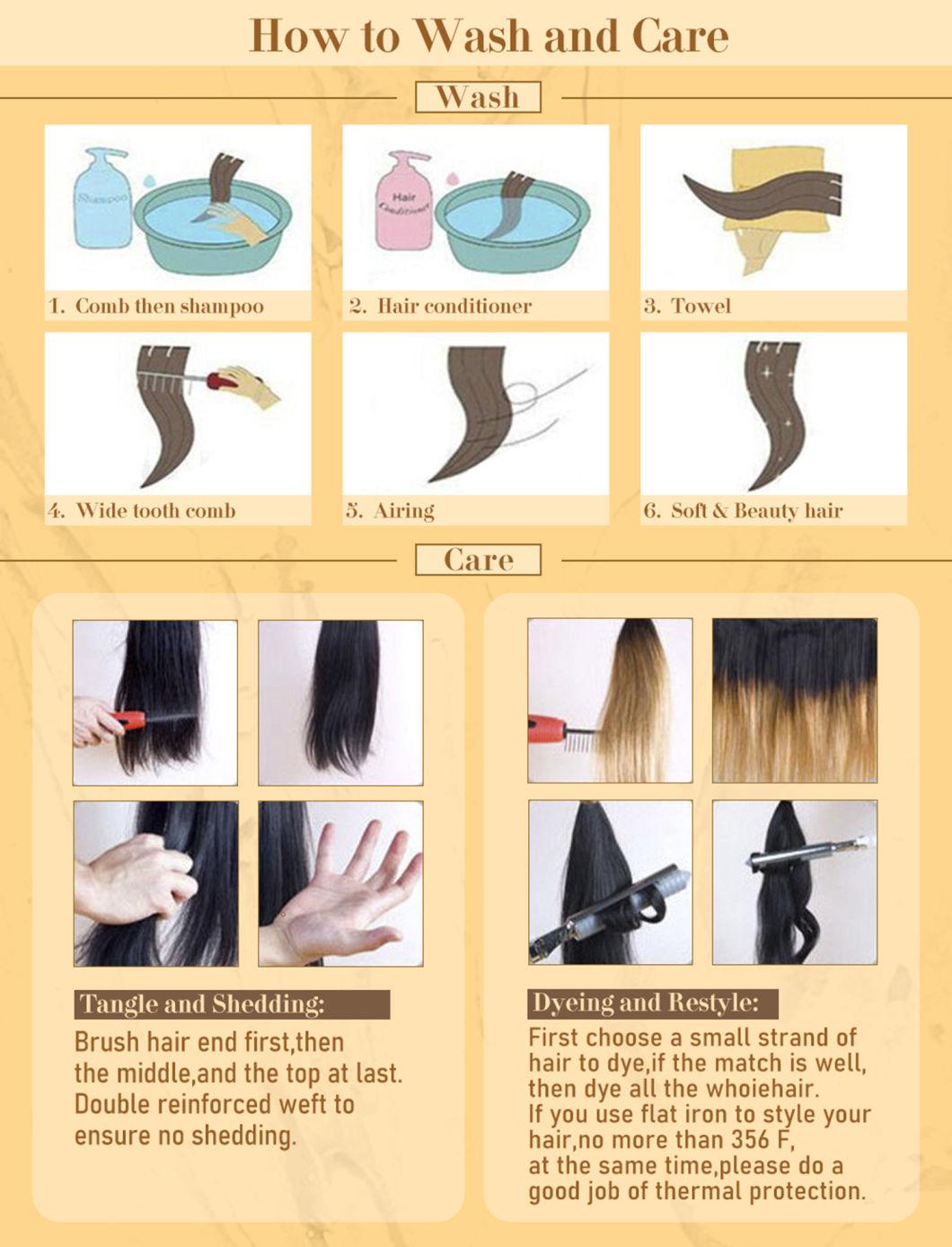 Colors Hair Weft Extensions Brazilian Human Hair 14-24" Soft Hair Bundles for Women Hair Weaves Sew in Hair Extensions