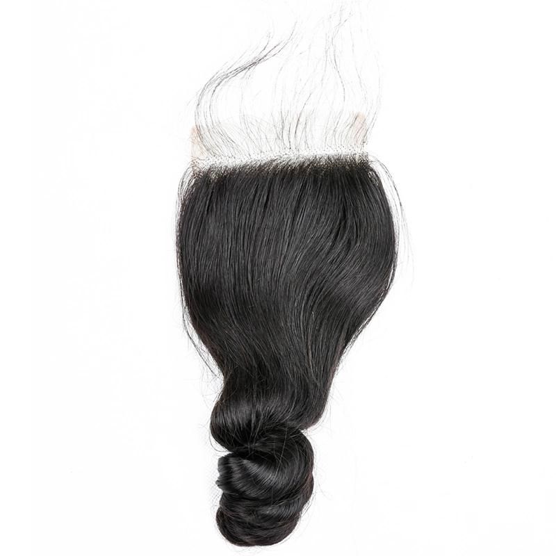 Kbeth Loose Wave 6*6 Transparent Lace 12 Inch Closure Cheap Price Toupees From China Xuchang Factory Wholesale