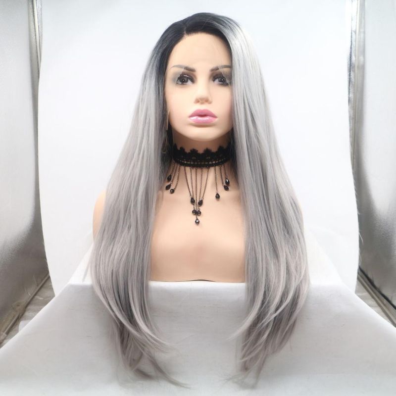 Large Stock Synthetic Lace Front Wig Heat Resistant Synthetic Frontal Wigs