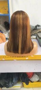 Highlight Color Lace Front Wigs Bob Style