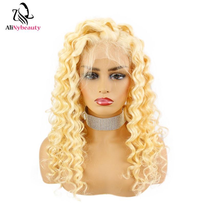 Wholesale 100% Virgin Human 613 Blonde Deep Wave Hair Bundles