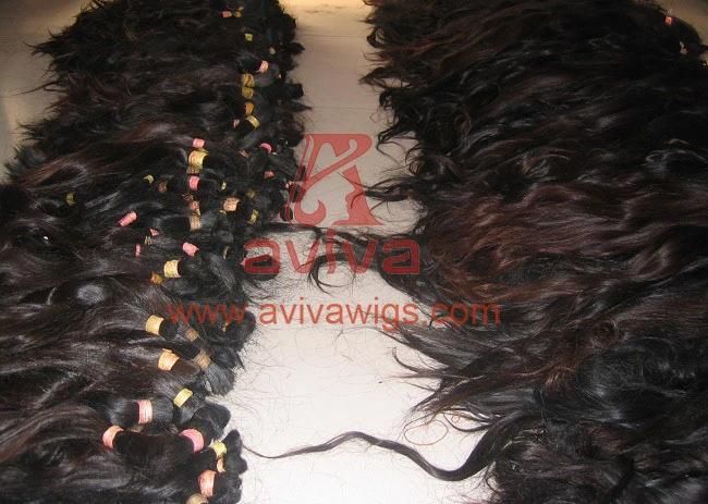 Original Natural Virgin Remy Cuticles Intact Human Hair Bulk