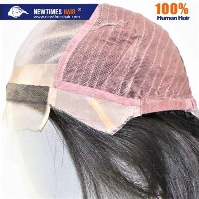 Custom Ladies Machine-Made Weft with Mono Front and PU Wig