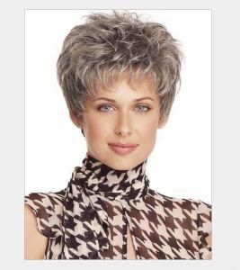 New Arrive Natural Short Curly Hair Heat Resistant Fiber Wig