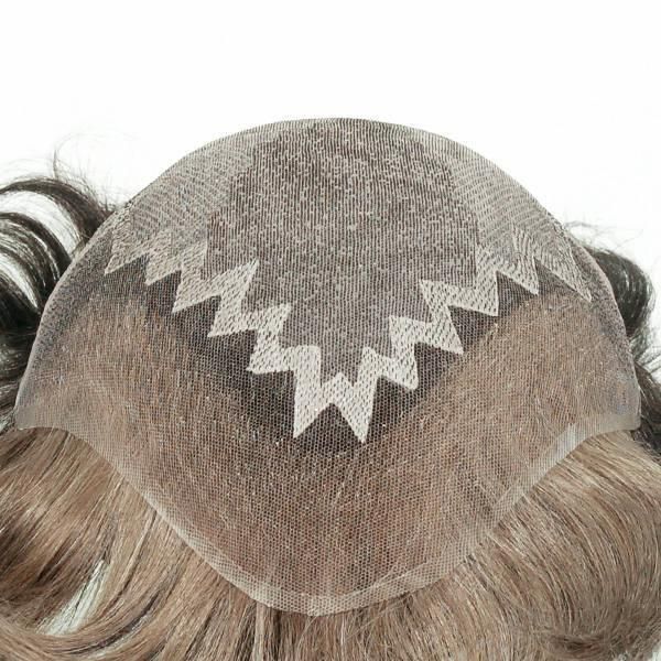 Ljc1307 Injected Lace Cheap Indian Human Hair Toupee