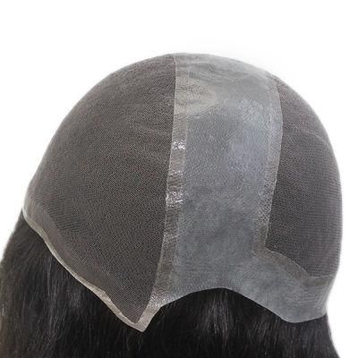 Lw887 French Lace Base with Thin Skin Perimeter Wig for Women