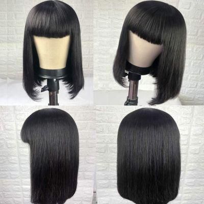 13*4 Brazilian Human Hair Bob Lace Front Wig for Black Women