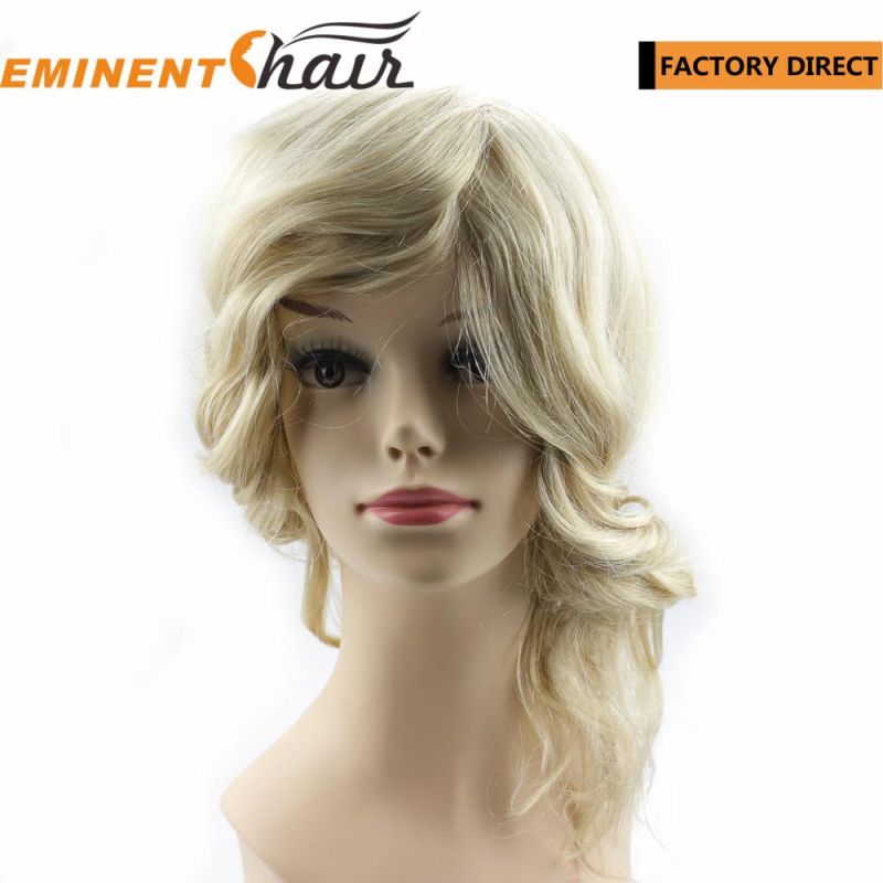 Factory Direct Remy Hair Lace with PU Edge Natural Effect Wig