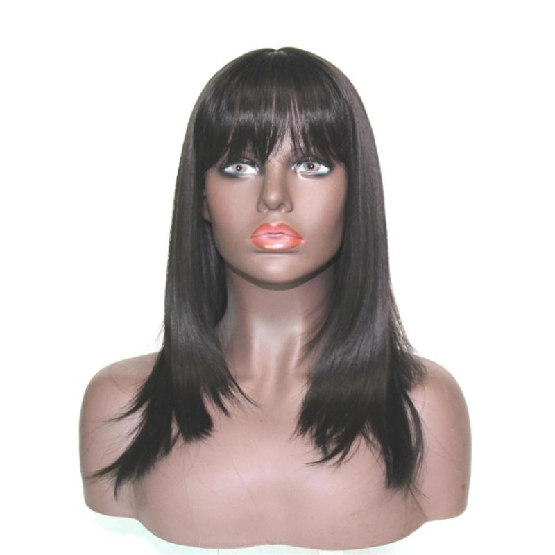 100% Human Hair Synthetic Wigs
